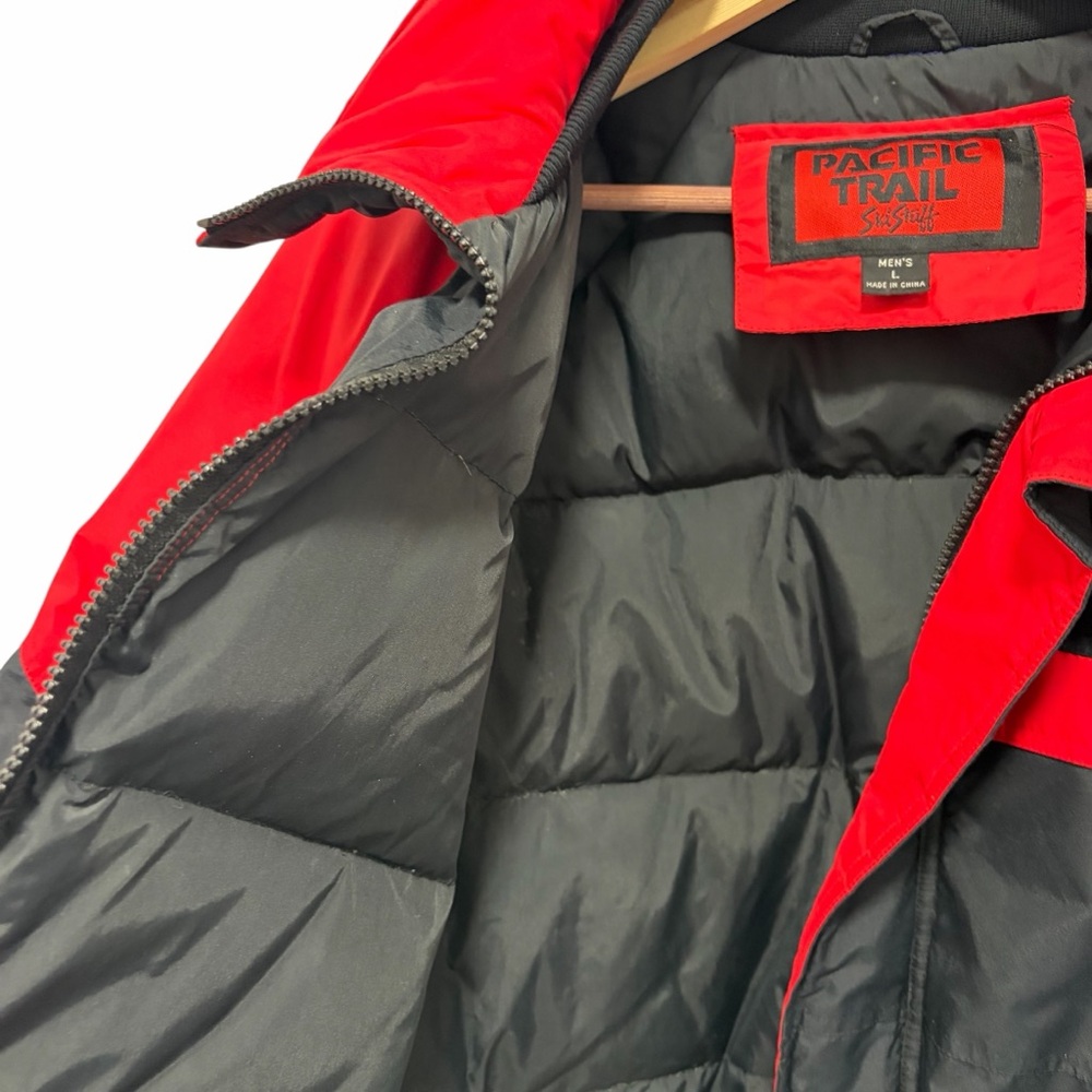 Pacific Trial Y2K Vintage Black Red Ski Stuff Ski Snow Jacket - Like New - Large - Picture 3 of 7